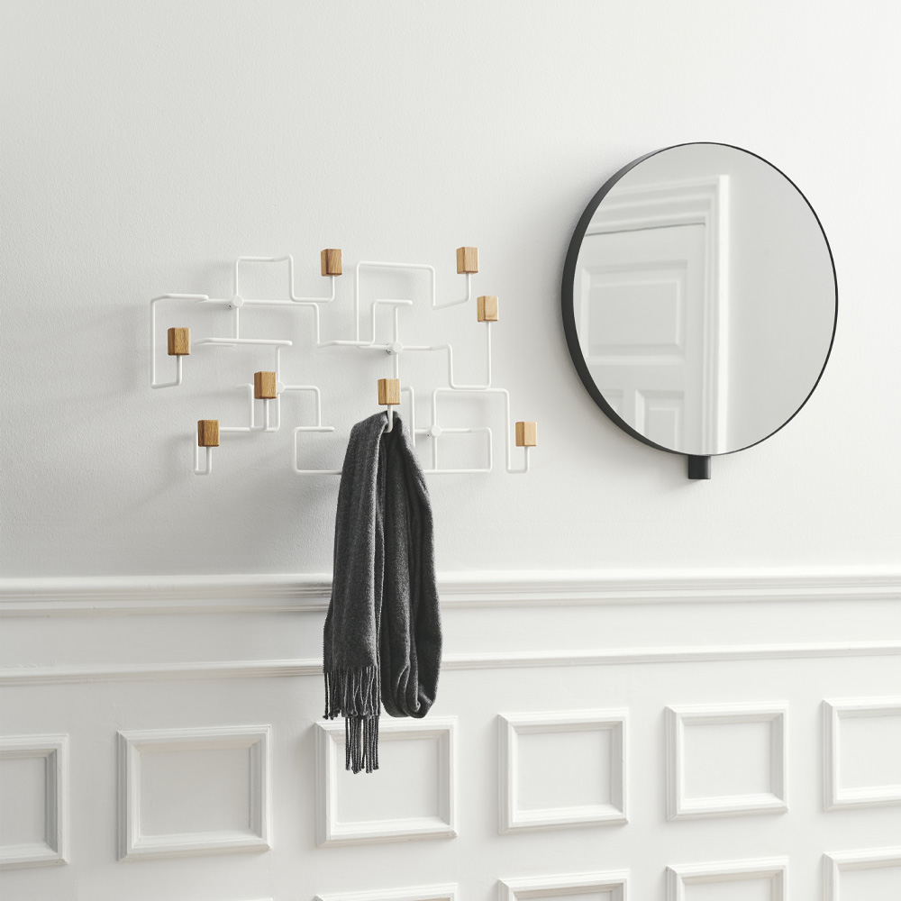 Underground Klädhängare 59 cm Ek/Vit