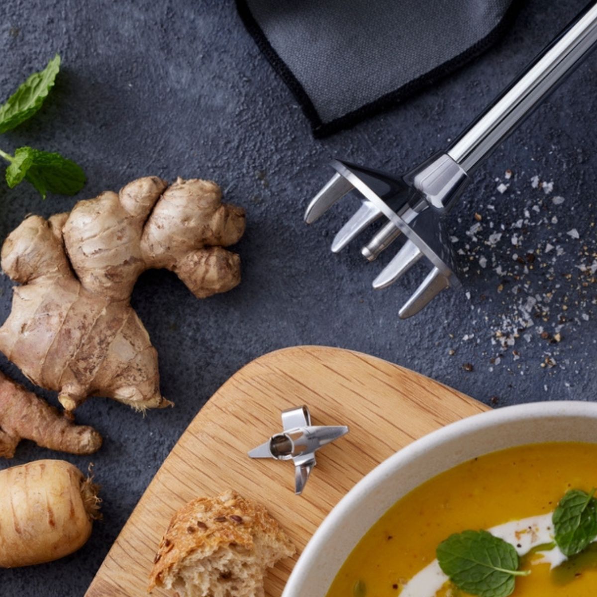 Bamix Stavmixer Swissline D 200 w Röd