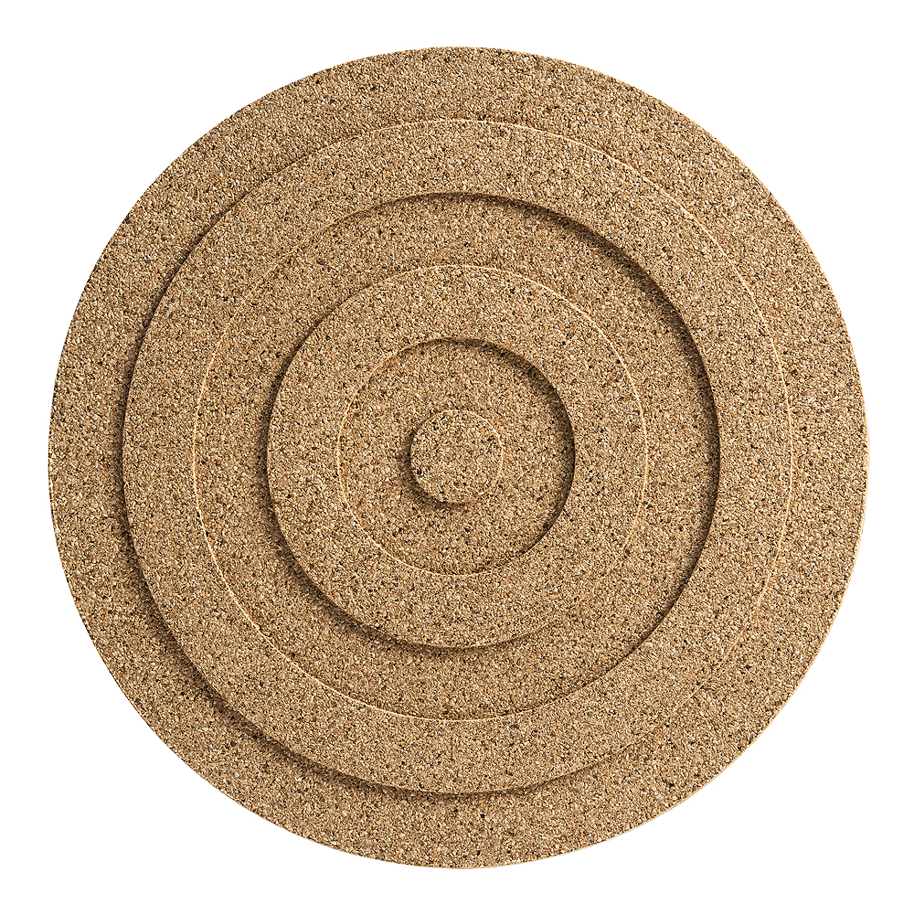 Grytunderlägg Kork 21 cm Natur