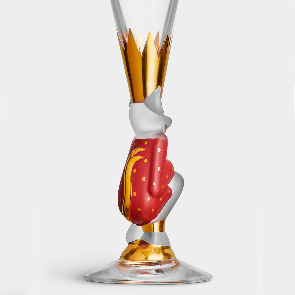 Nobel Champagnedjävul Champagneglas 19 cl Röd