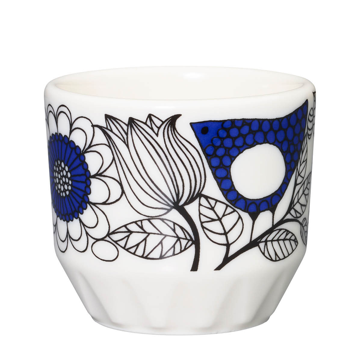 Pastoraali Äggkopp 4 cl 2-pack Blå/vit