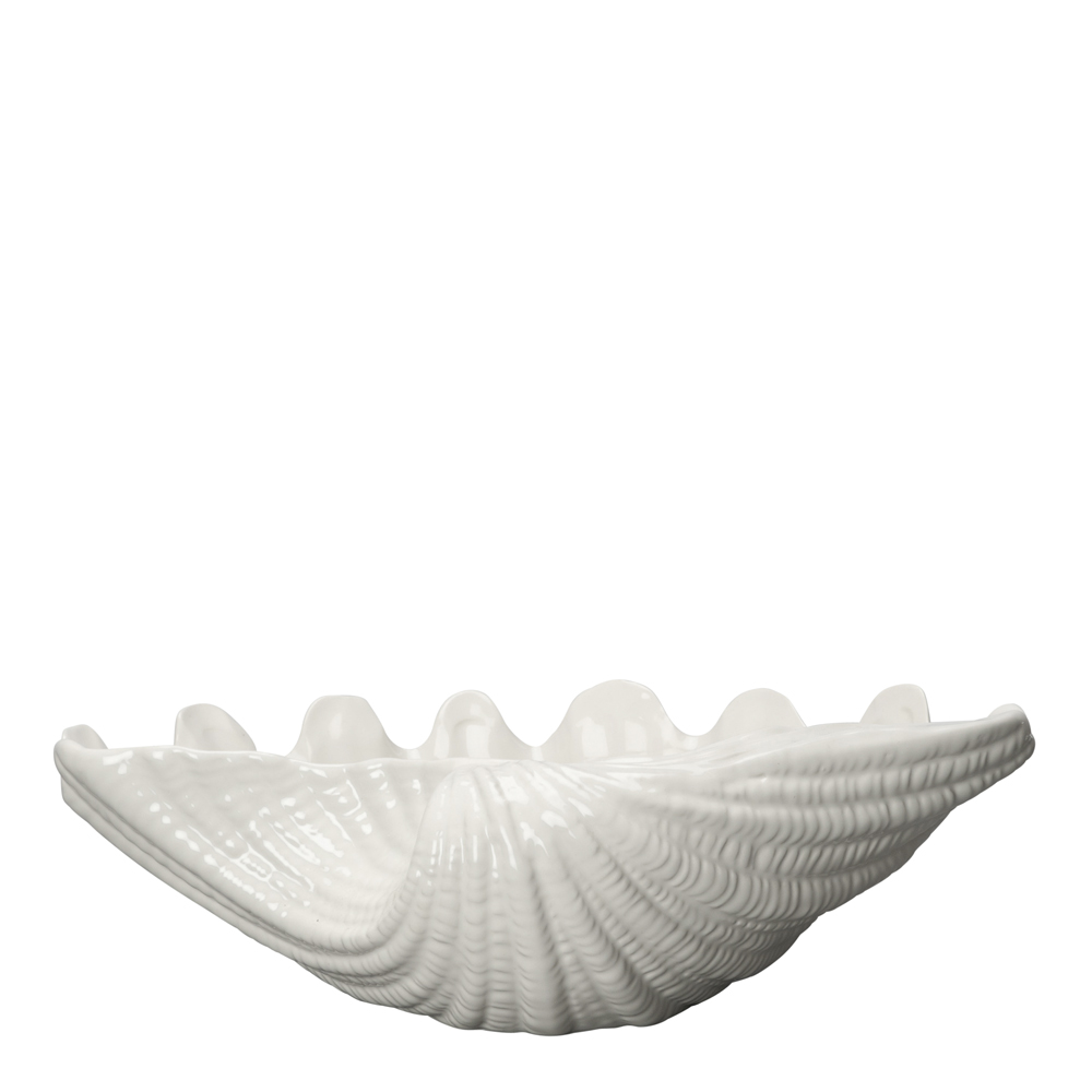 Shell Sk&aring;l 34x33 cm Vit