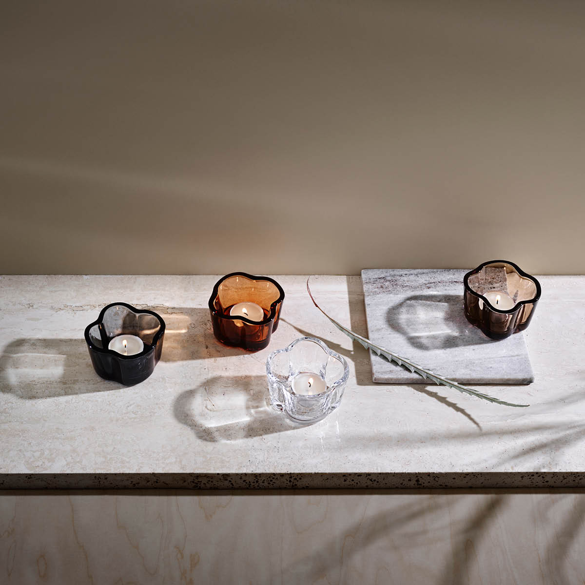 Alvar Aalto Collection Ljuslykta 6 cm Grå