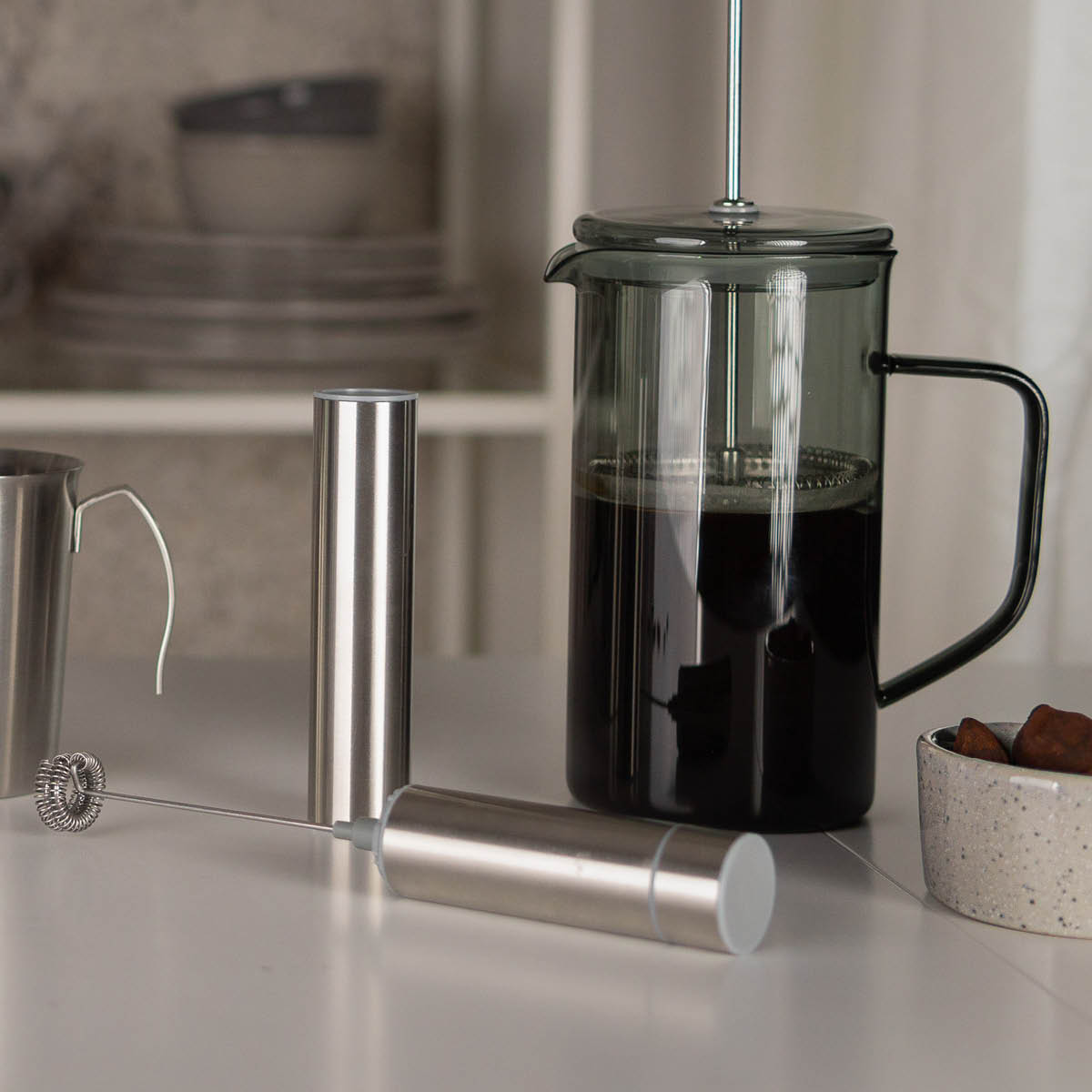 Lundi Presskanna 21 cm Smoke