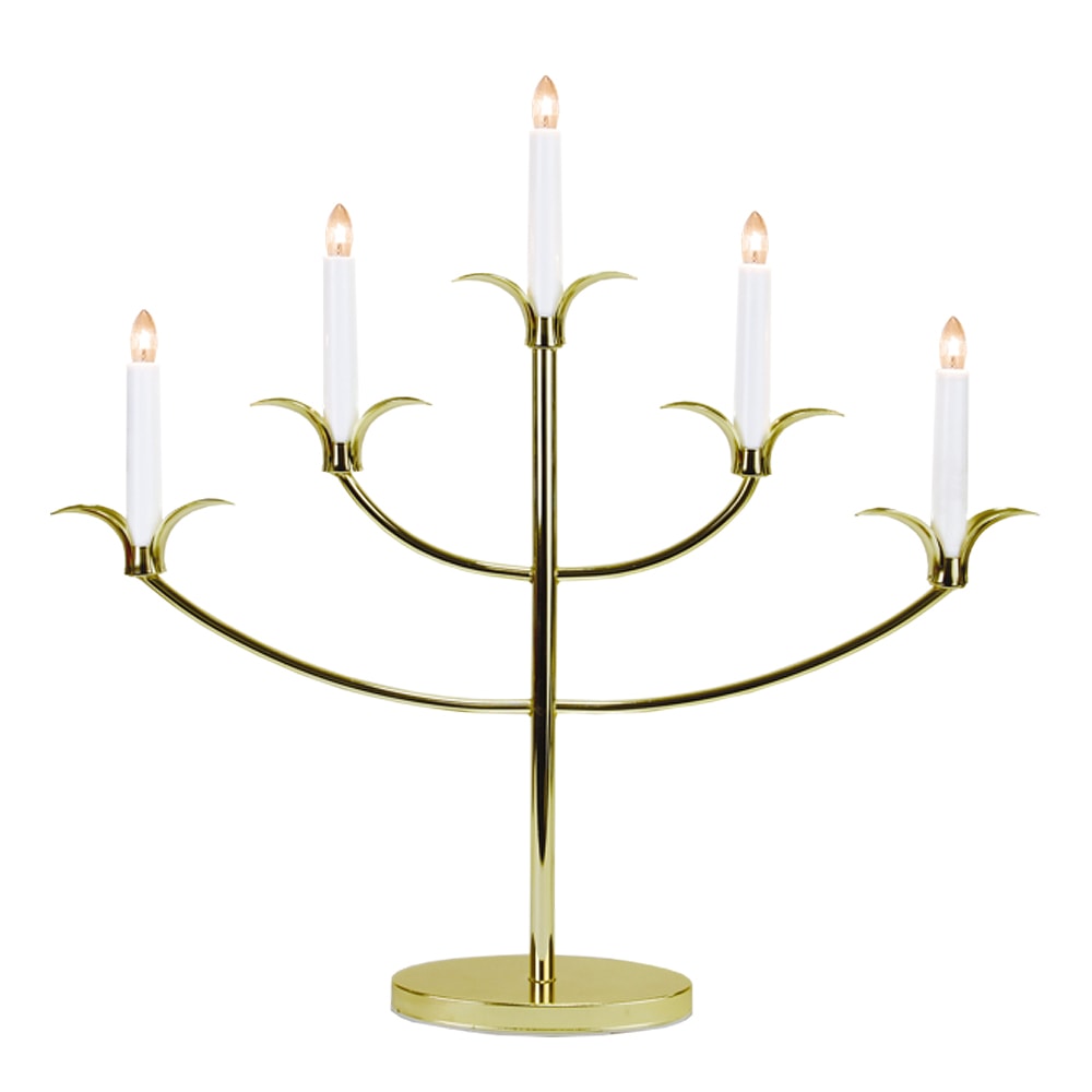 Tilipi Adventsljusstake 5 ljus Mässing