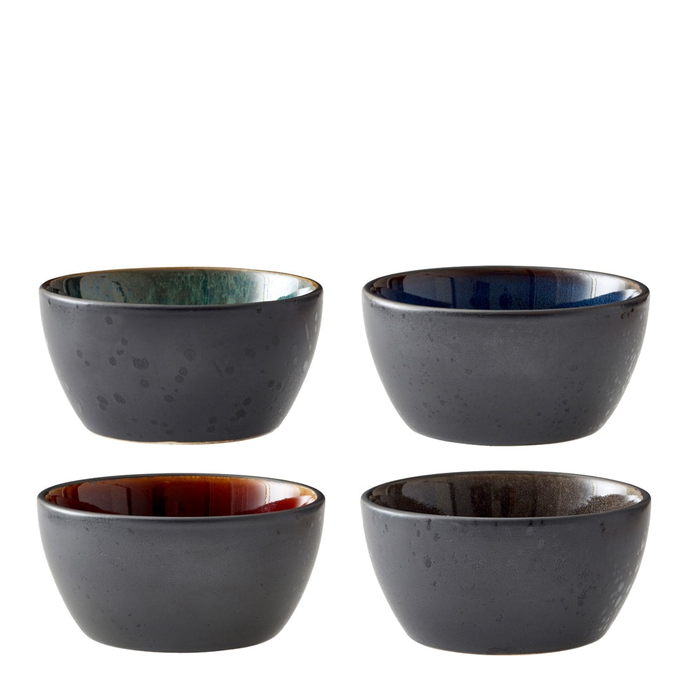 Bitz Sk&aring;l 12 cm 4-pack Mattsvart