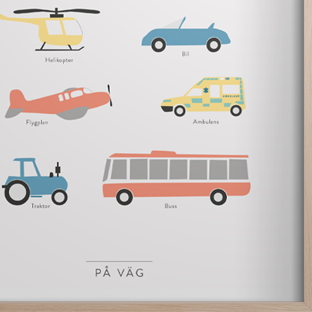 Poster 50x70 cm   På vägen