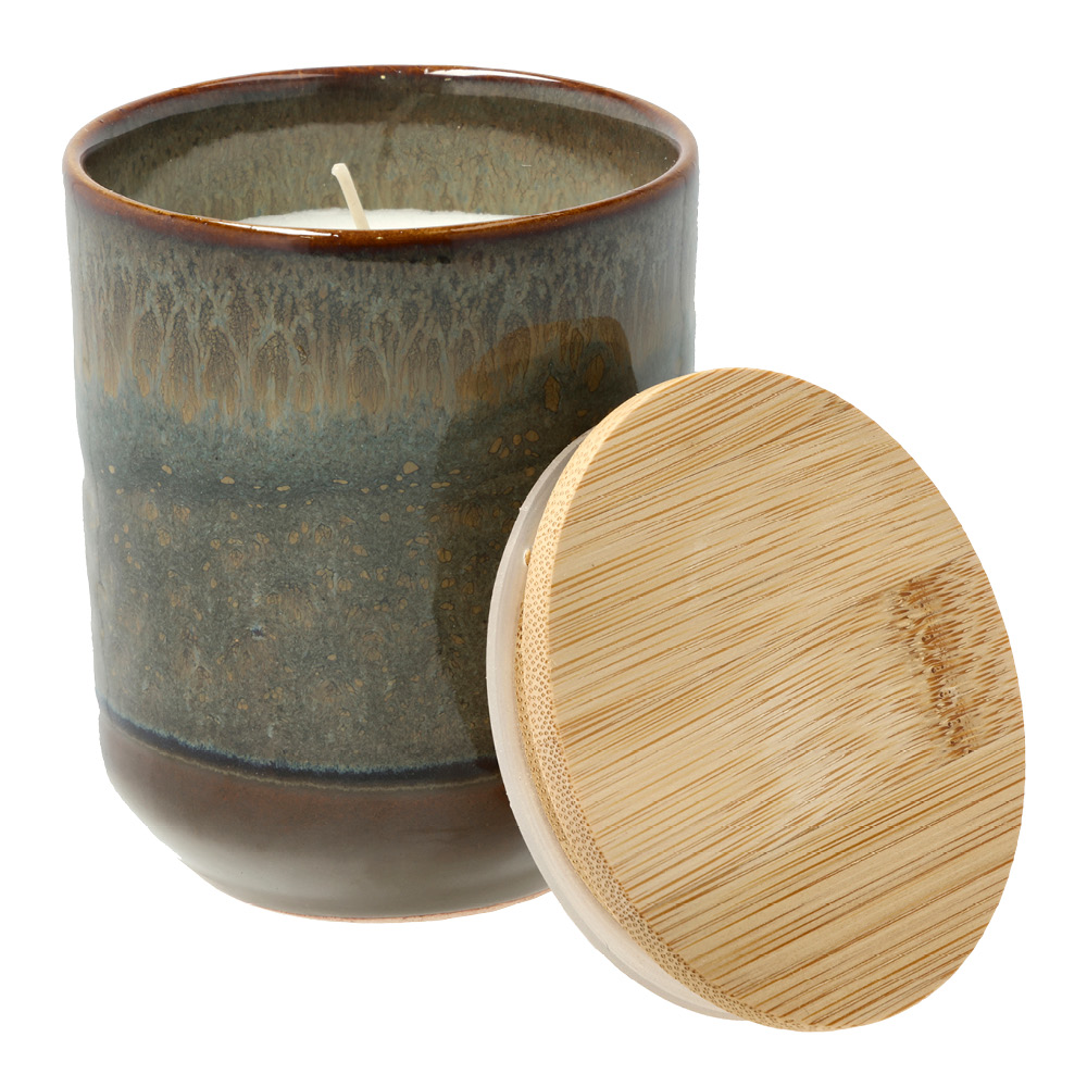 Iris Doftljus 8x9,5 cm Brun/Grön