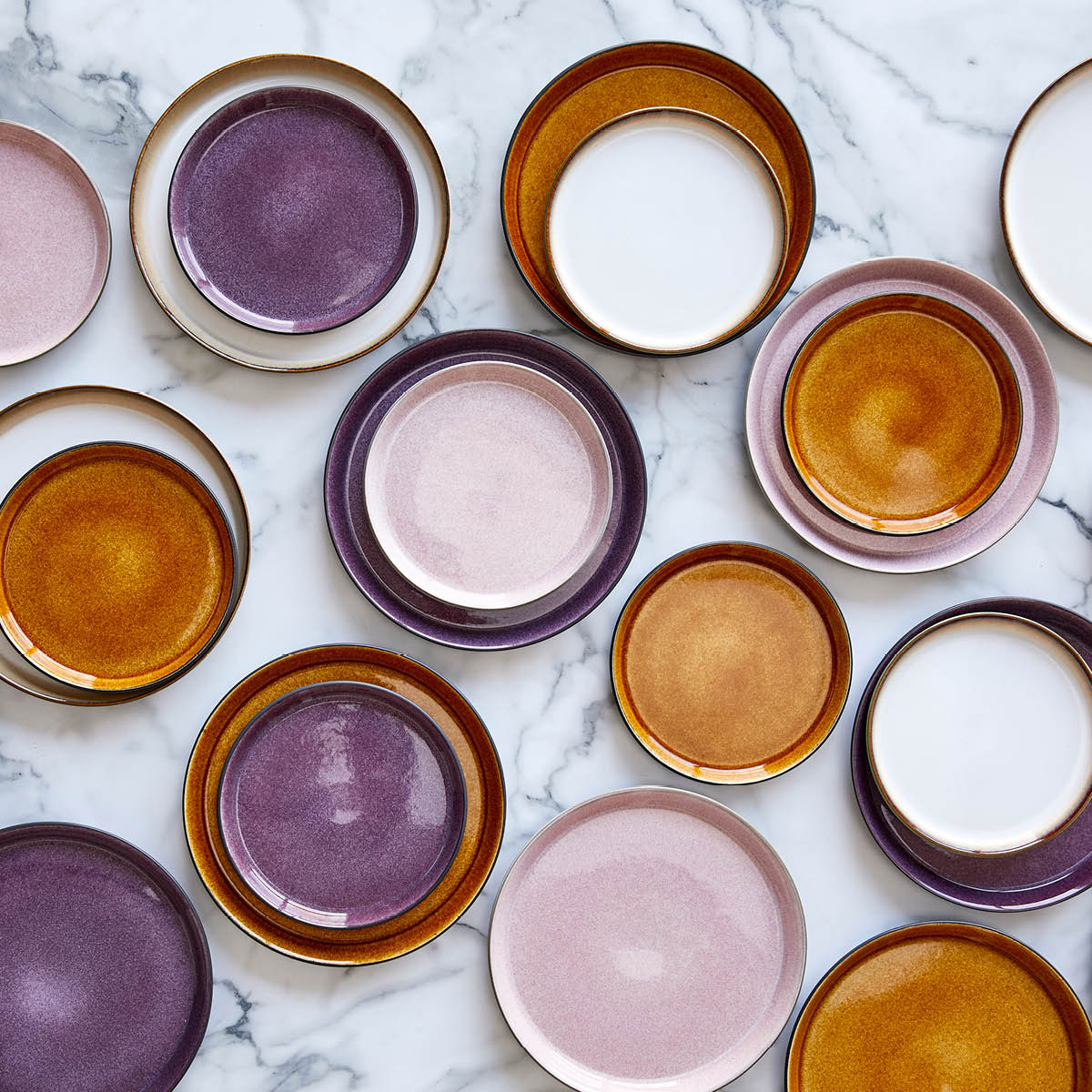 Tallrik Gastro 27 cm Svart/Lila