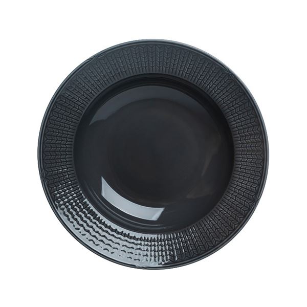 Swedish Grace Tallrik djup 25 cm Sten