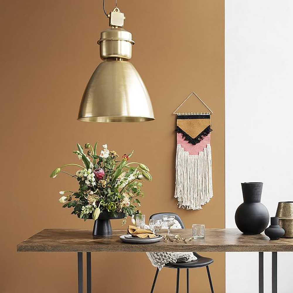 Volumen Taklampa 35 cm Mässing