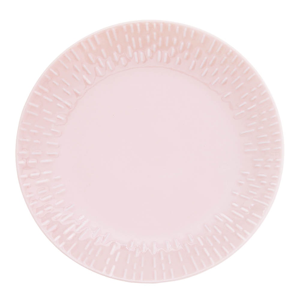 Confetti Desserttallrik 21 cm Rosa