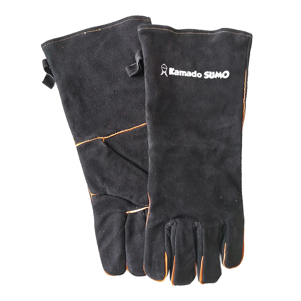 Grillhandskar Läder Svart