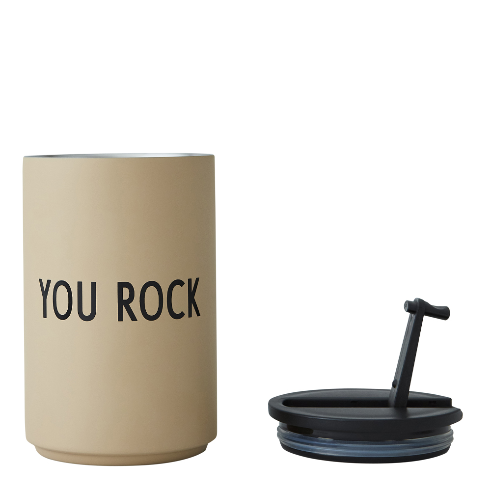 To Go Termosmugg You Rock Beige