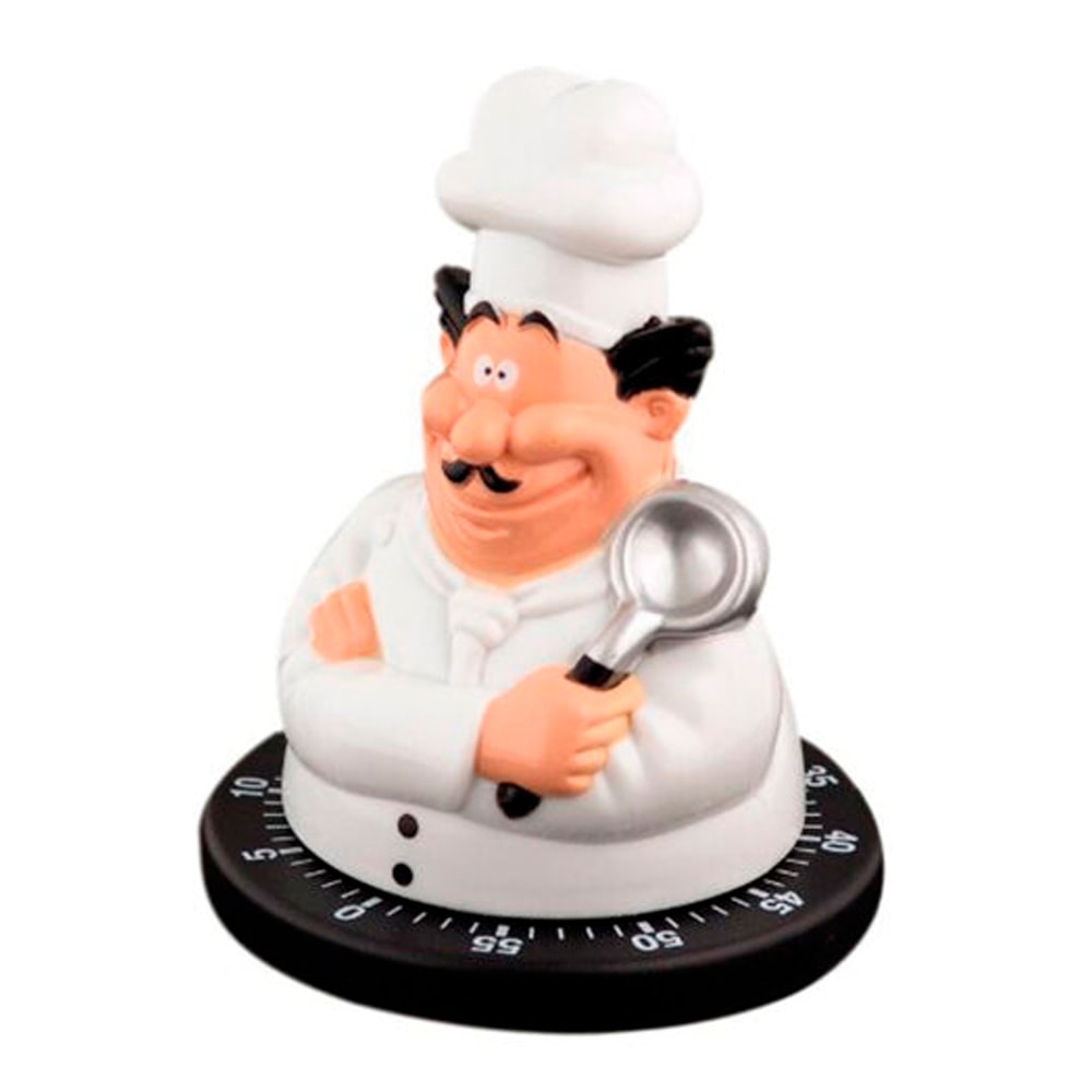 Mekanisk Timer Kock Vit