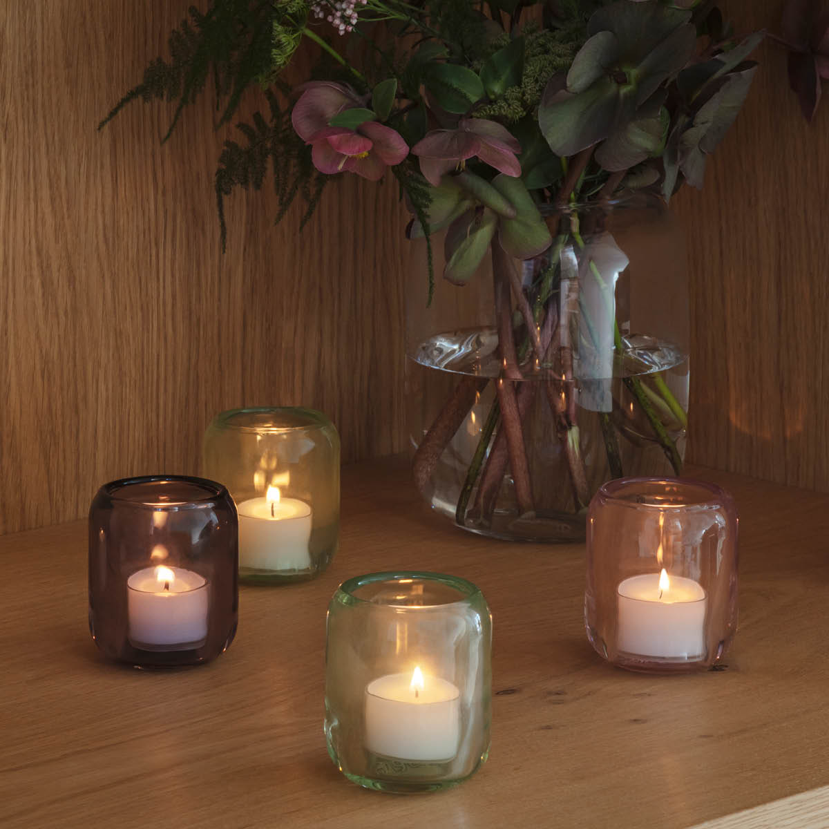 Acorn Ljuslyktor 2-pack Pine