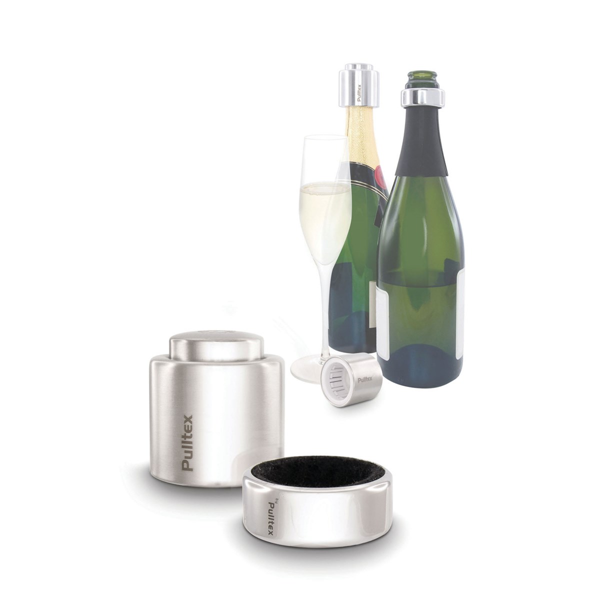 Stopper med krage för champagne