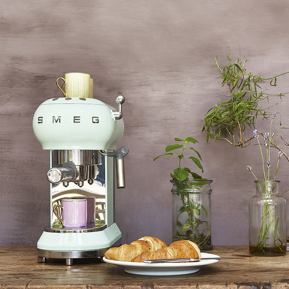 Smeg 50's Style Espressomaskin Grön