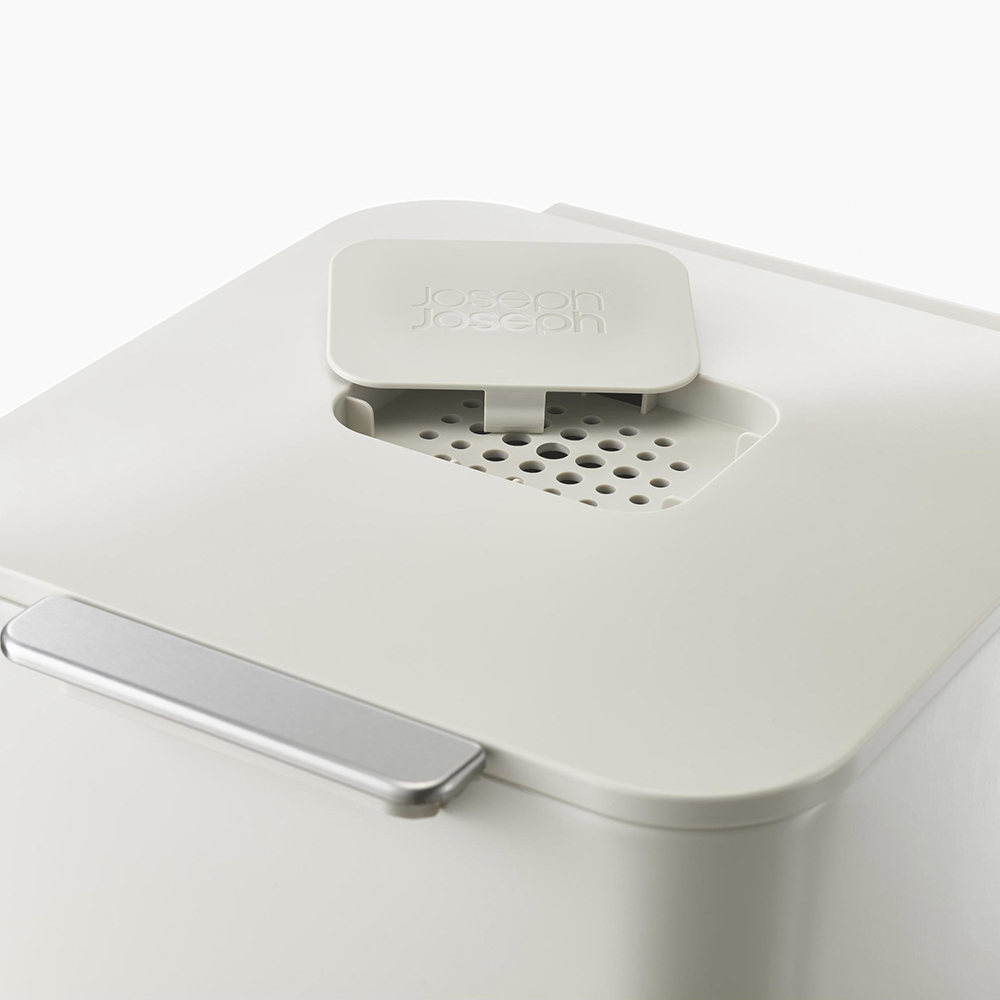 Totem Compact Avfallsbeh&aring;llare 40L Vit