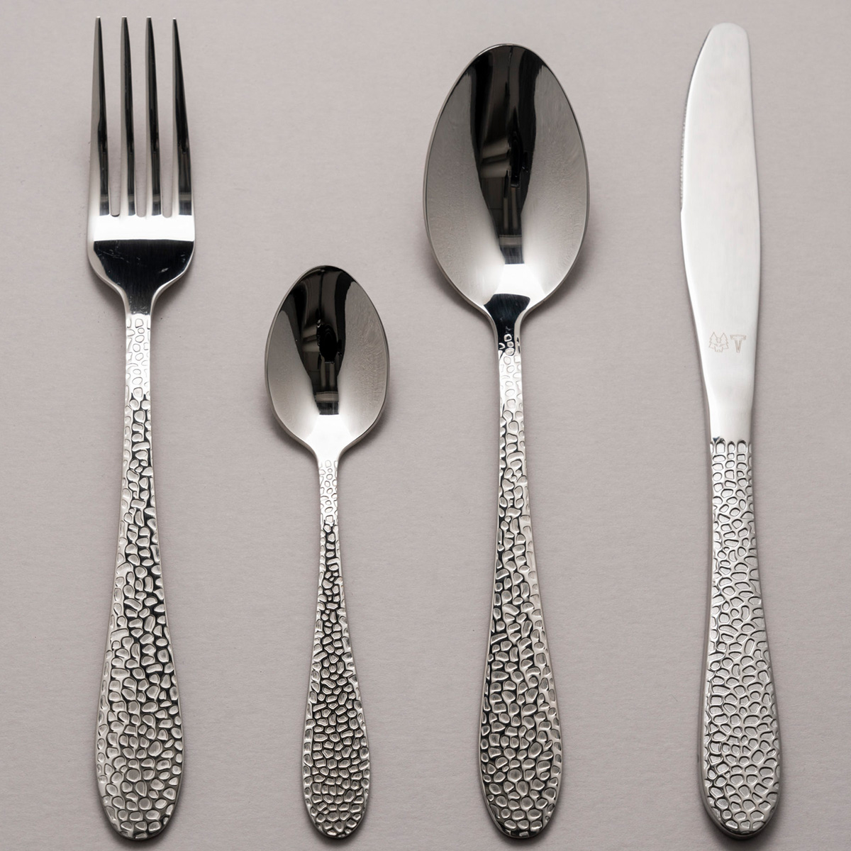 Bestickset 16-delar Gråfot Silver