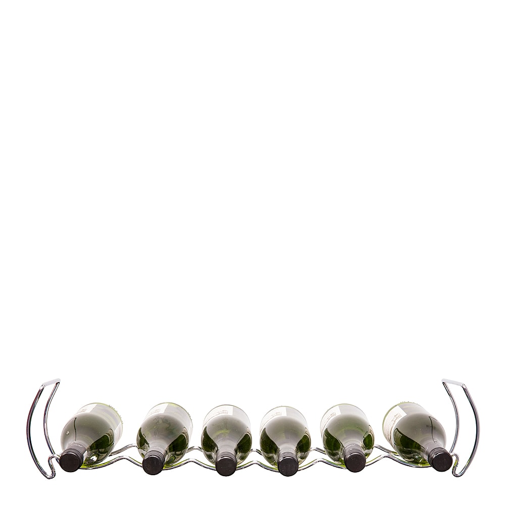 Vinställ stapelbar 6 flaskor Krom