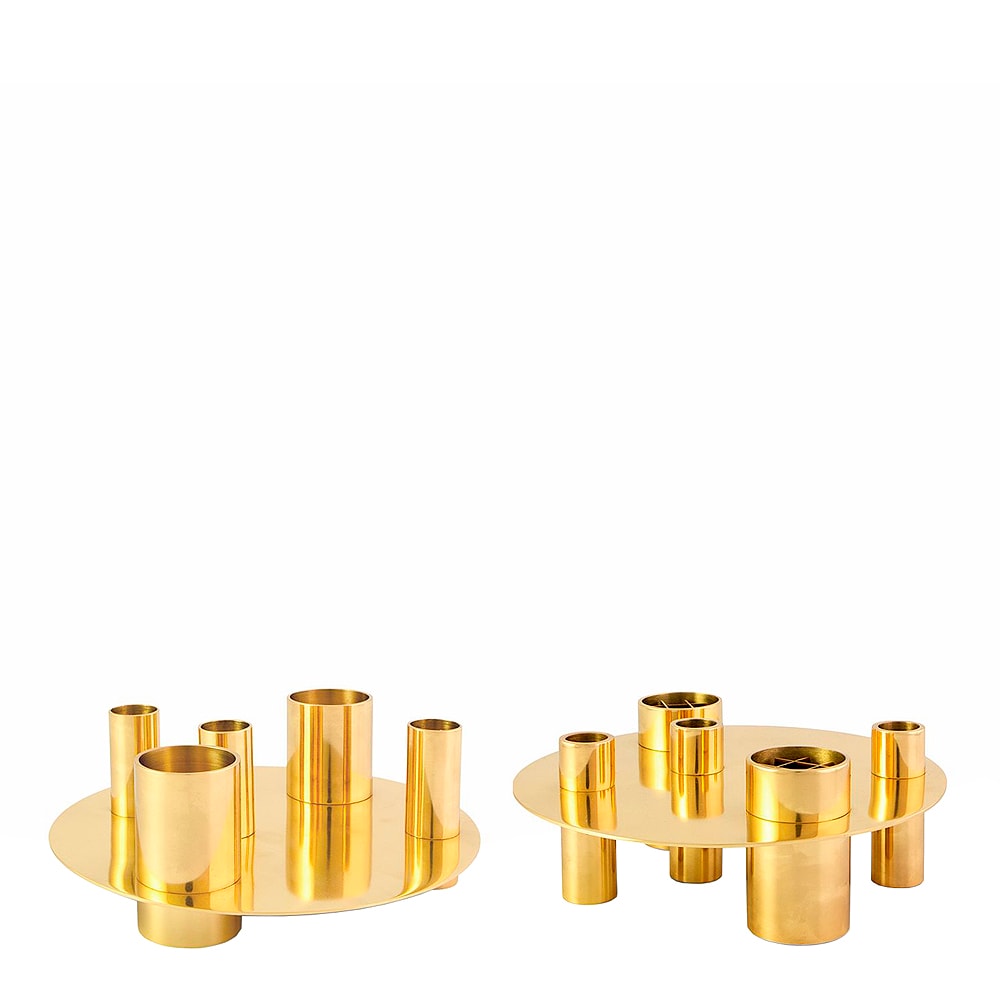 Awa Vas/Ljusstake 20x7,5 cm Mässing