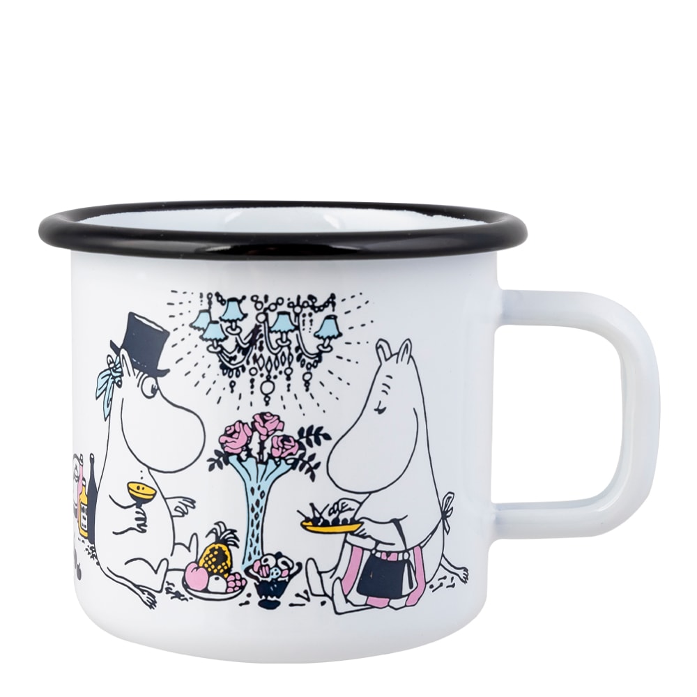 Mumin Emaljmugg Date Night 37 cl
