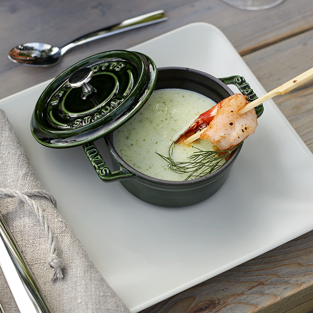 Gryta 0,25 L rund Grön