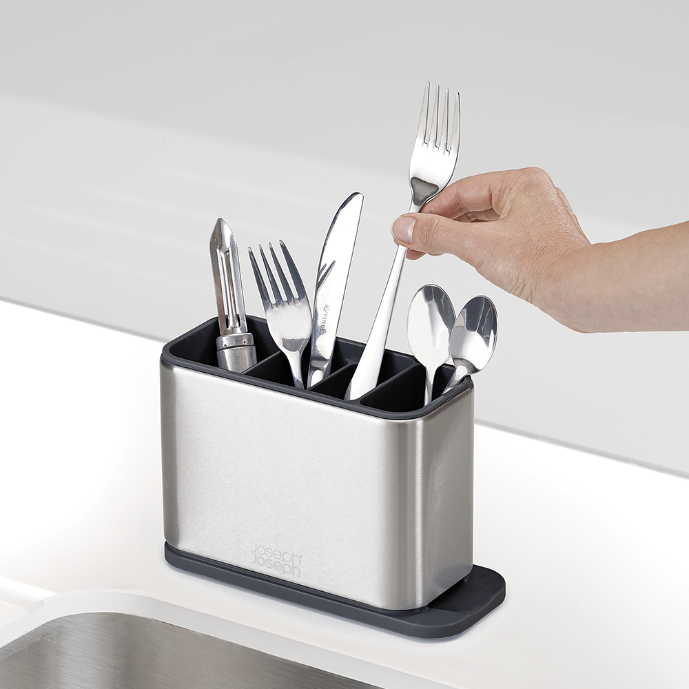 Caddy Diskställ Borstat Stål