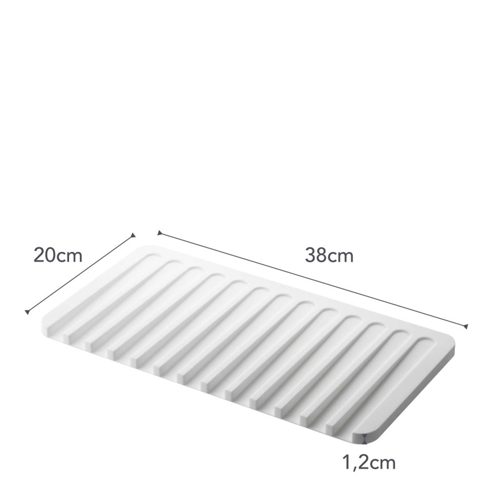 Flow Diskunderl&auml;gg 38x20 cm Vit