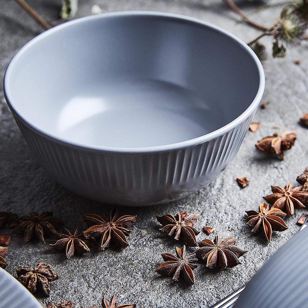 Groovy Skål 14,5 cm Grå