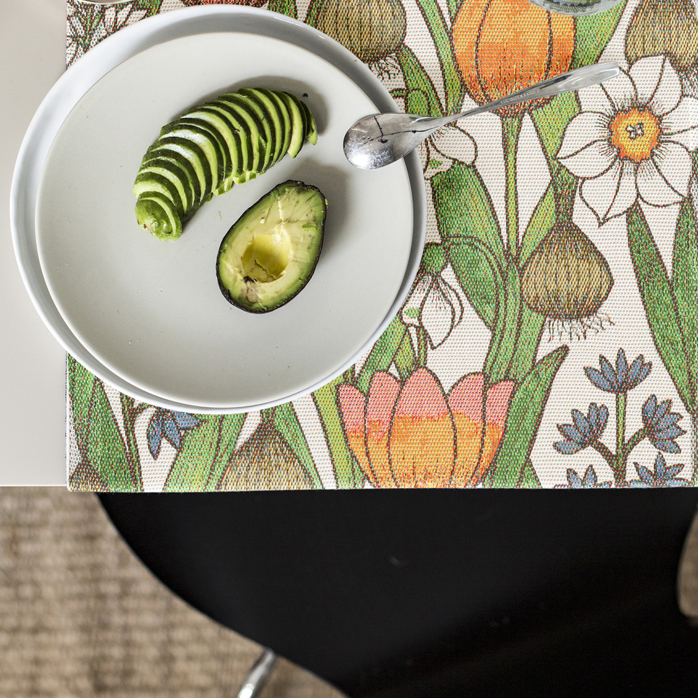 Blomsterlök Bordslöpare 35x80 cm Flerfärgad