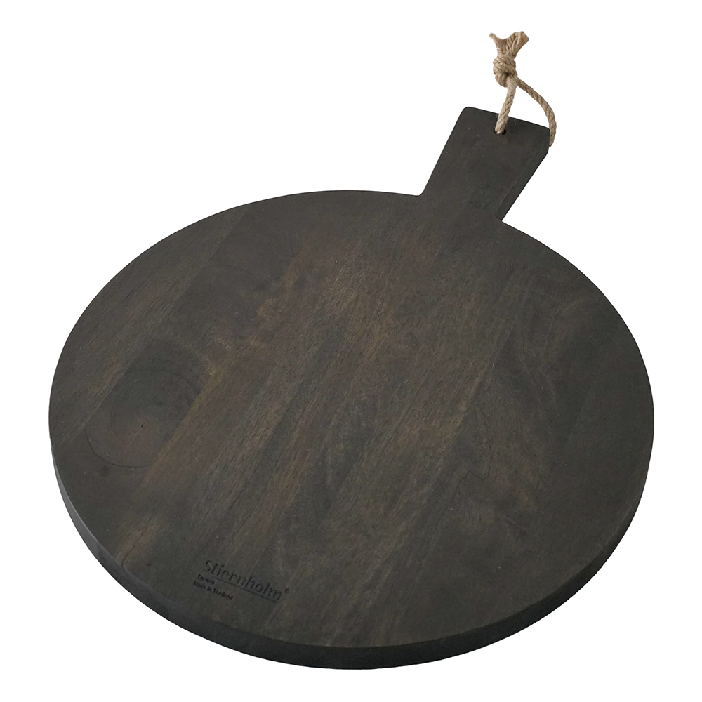 Trevare Serveringsbr&auml;da 37 cm Rund Svart