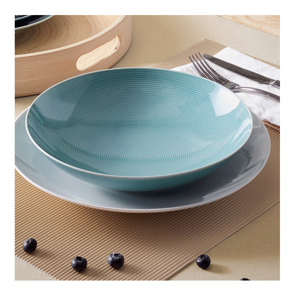 Djup Tallrik 24 cm Mångrå