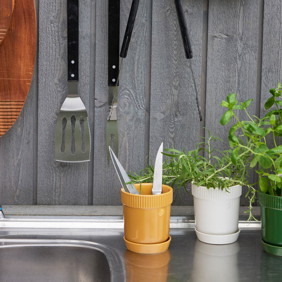 Elise  Örtkruka 11 cm Vit