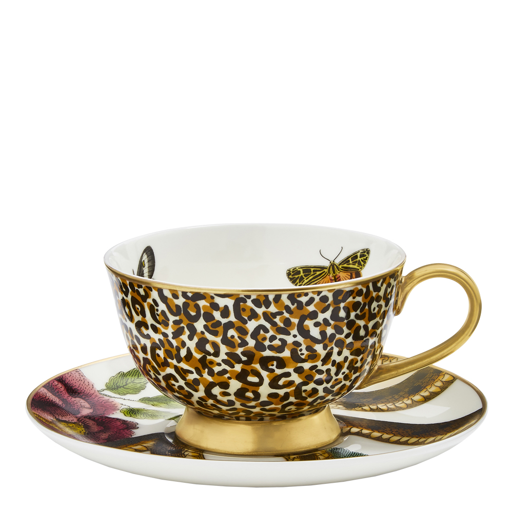 Creatures of Curiosity Tekopp med fat 20 cl White/Leo