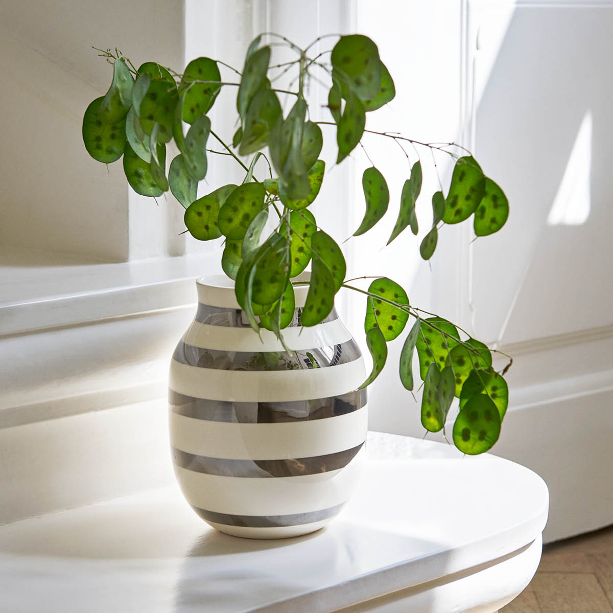 Omaggio Vas 20 cm Silver