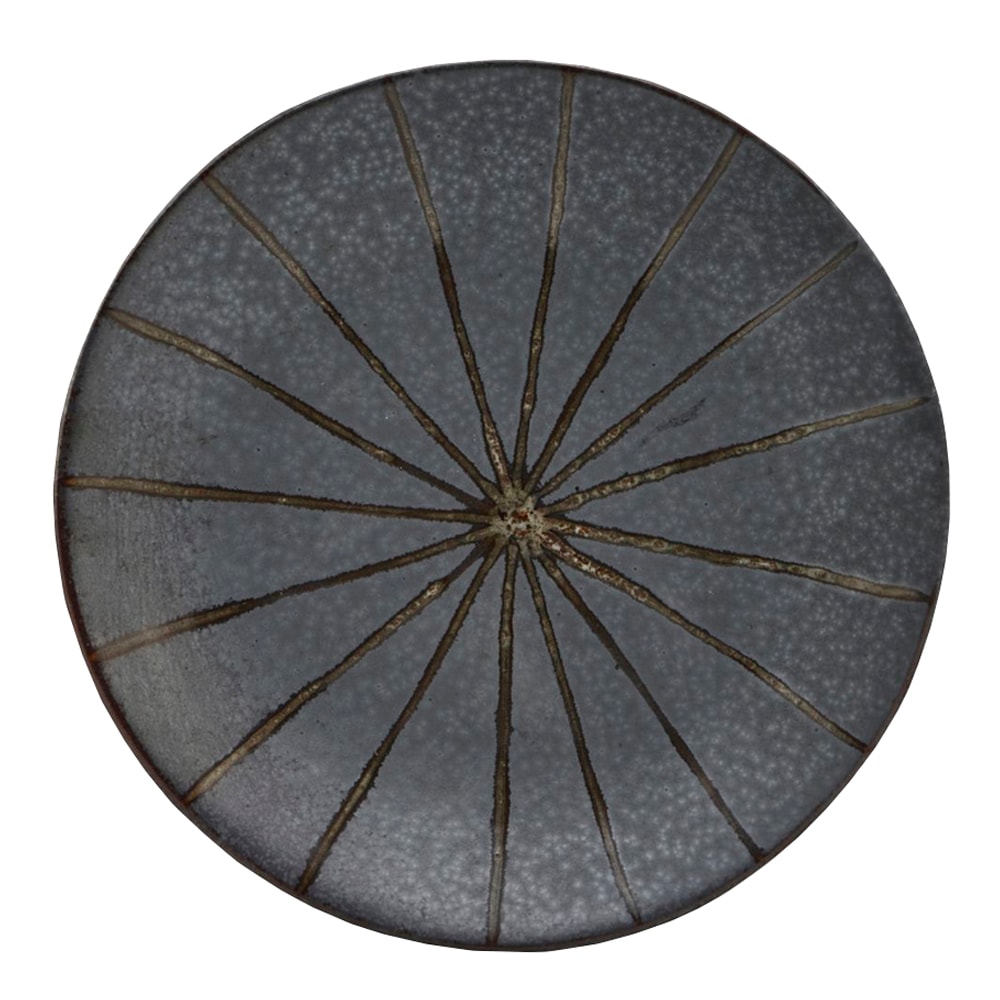 Tallrik 15,7 cm Organi, M&ouml;rkgr&aring;