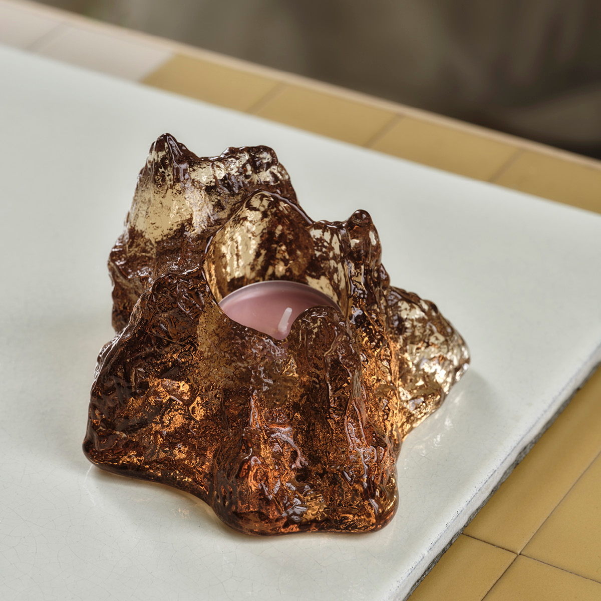 The Rock Ljuslykta 9,1 cm Brons