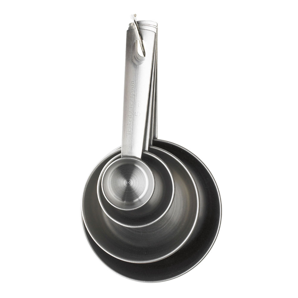 Gastromax Klassisk Måttsats 4 delar Rostfri