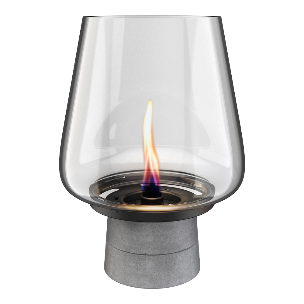 Amaryllis Lykta 33 cm Mörkgrå