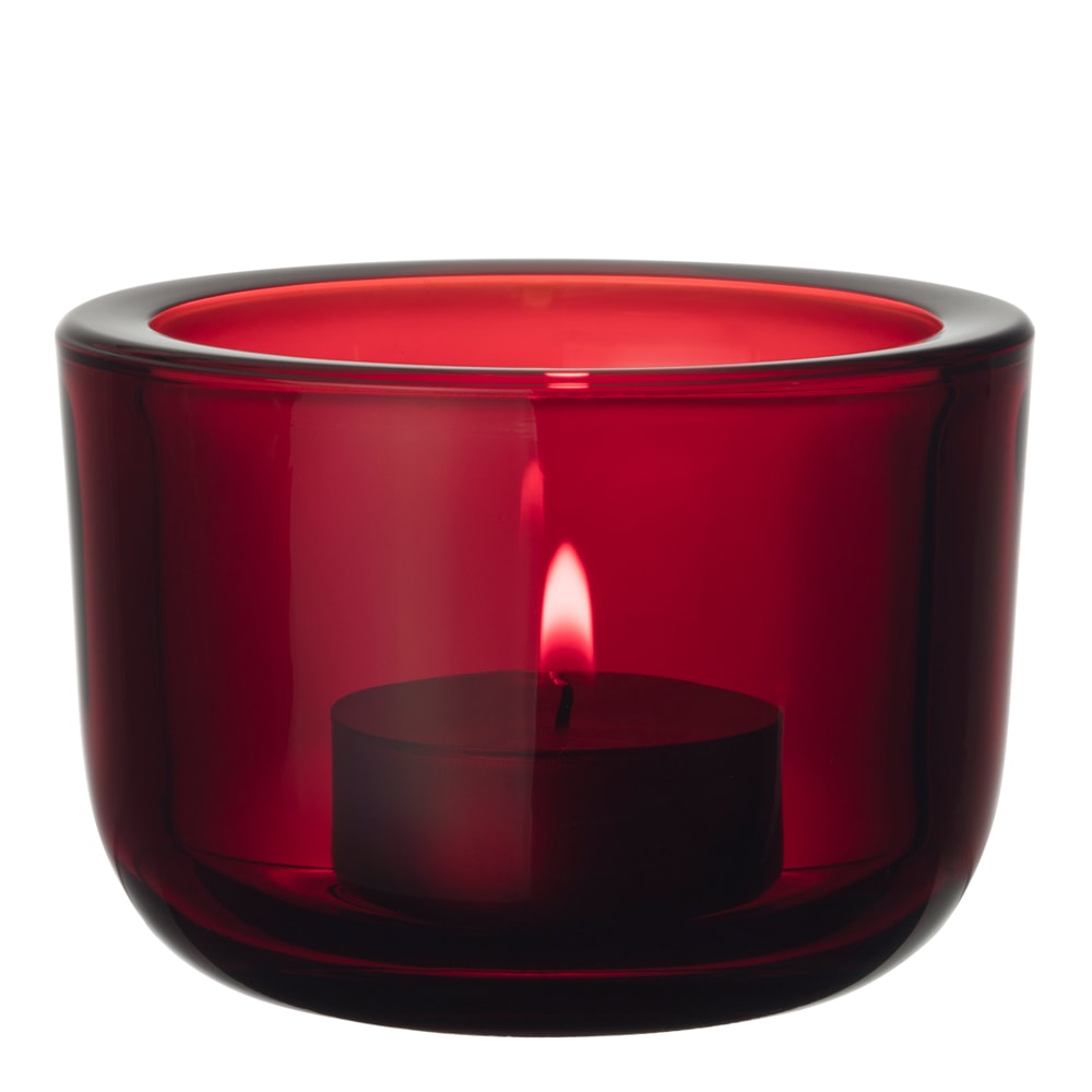 Valkea Ljuslykta 6 cm Tranbär