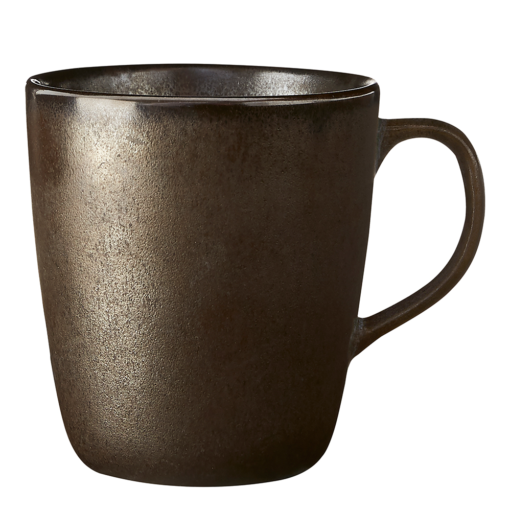Raw Mugg med öra 35 cl Metallic Brown