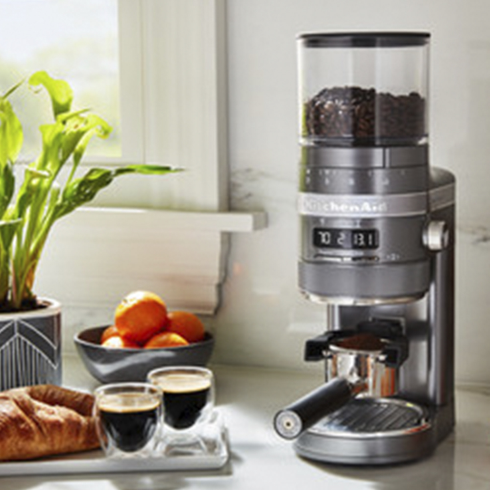 KitchenAid Kaffekvarn Medallion Silver