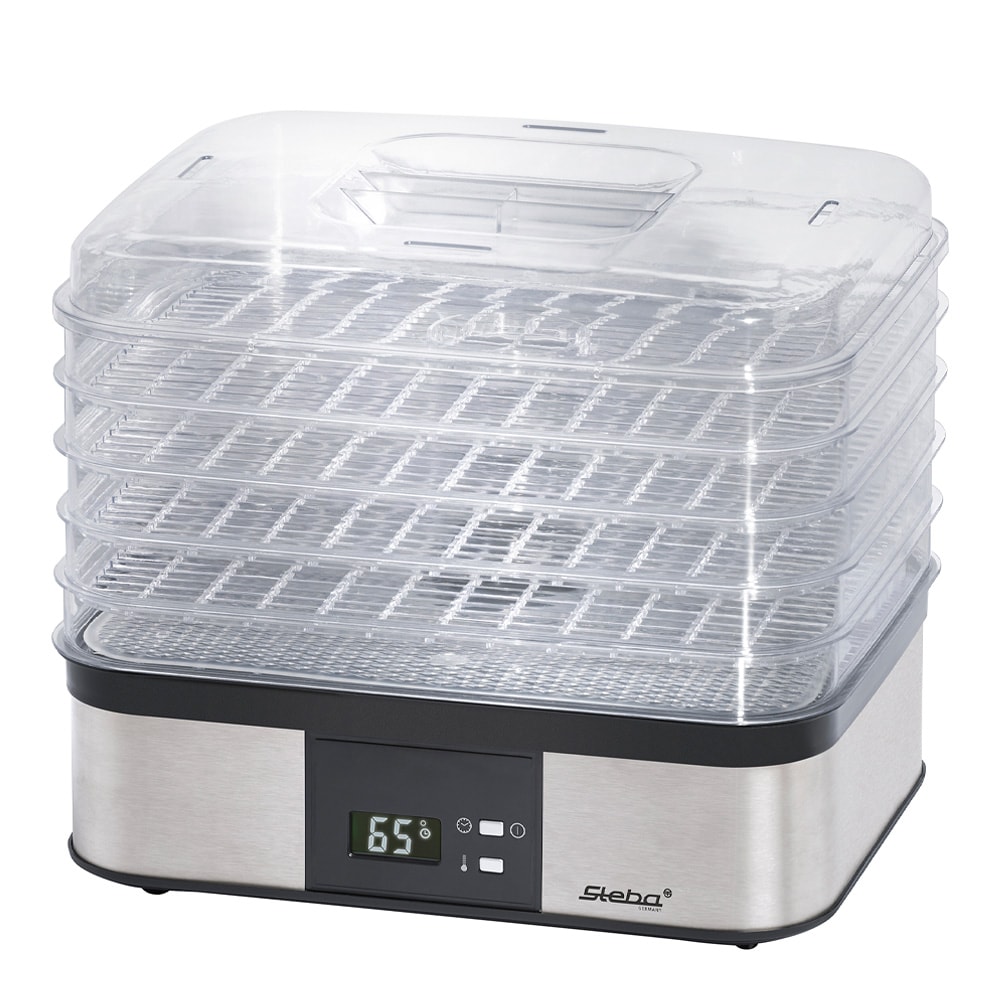 Svamptork / Frukttork 5 brickor 28,5 cm Svart/Stål