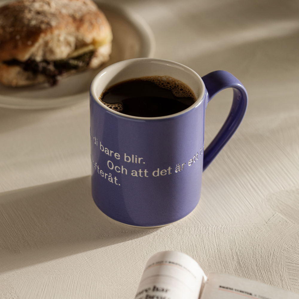 Astrid Lindgren Mugg Blå Hyss hittar man inte på