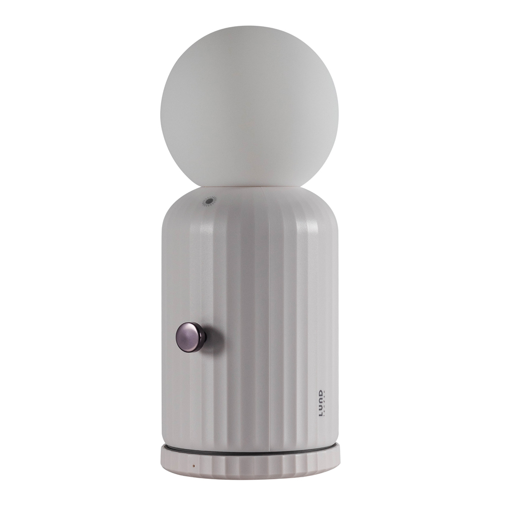 Skittle Lampa med Laddare White