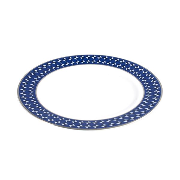 Tokyo Origami Assiett 21,5 cm Vit/Bl&aring;