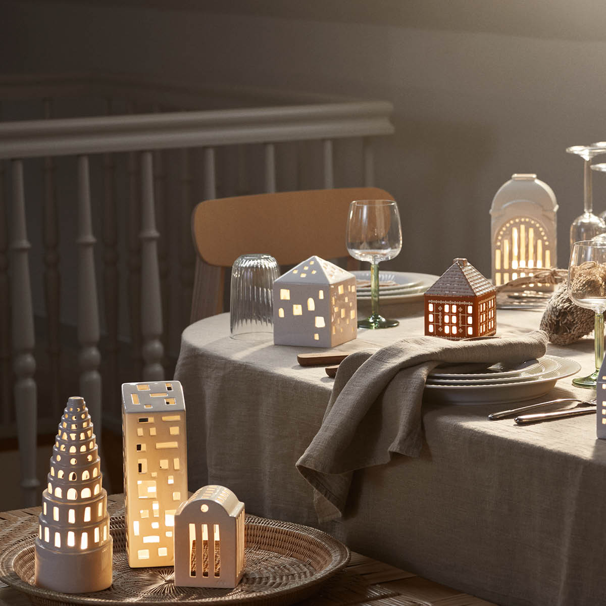 Urbania Ljuslykta 22 cm Höghus