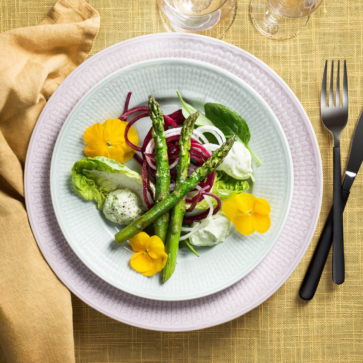 Swedish Grace Tallrik flat 27 cm Ros